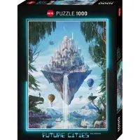 Heye Future Cities - Sky Isle Puzzel (1000 stukjes)
