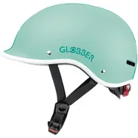 Globber Helm - Helm Urban XS Pastel Mint - munt- LED verlichting - ABS helm - verstelbaar - XS 47-51 cm