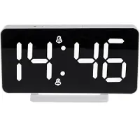 Greenblue - Klok / Wekker met alarm en thermometer functie - LED - Wit