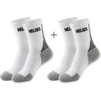Helios Coolmax, hardloopsokken, 2 paar, wit