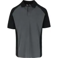 Herock polo Brabo antraciet/zwart - 95% biologisch katoen - Maat L
