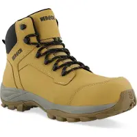 Herock ARIS HIGH S3S SR FO HRO ESD SC veiligheidsschoenen honinggeel - 200J teenbescherming - Maat 38