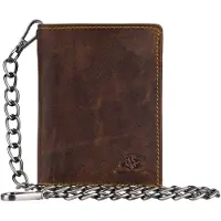 Green Burry GREENBURRY portemonnee Vintage Save Wallet With Chain Brown bruine