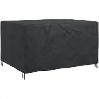 vidaXL Meubelbescherming Effen Zwart 180 x 120 x 74 cm 210D