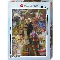 Heye Puzzle The Bookworm - Legpuzzel 1000 stukjes - Illustratie Günter Konrad