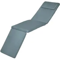 Beautissu Luxe ligstoelhoezen LoftLux DC, 175x45x5 cm, duivenblauw