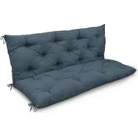 Beautissu Bankkussen Flair BR, kleur: duivenblauw, afmetingen: 120x50x50 cm