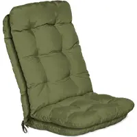 Beautissu set van 2 rugleuningkussens "Flair HL", 120x50x8 cm, olijgroen