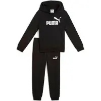 Puma Joggingpak 'Essentials No.1' zwart / wit