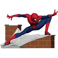 BULLYLAND Figurine Spider-Man - - Avengers - 7 cm - Niet-articuleerbare figurine - 1 stuk - Kunststof - Rood - Unisex
