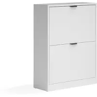Vicco Schoenklaprek Gizmo, Wit/Zwart, 59 x 77.6 cm met 2 compartimenten