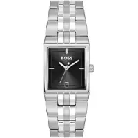 BOSS Strivo-horloge van roestvrij staal met streepdetail