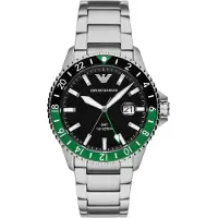 Emporio Armani Diver Heren Horloge Zilverkleurig AR11589