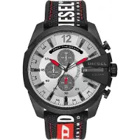 Diesel Analoog horloge lichtrood / zwart / wit