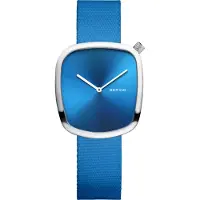 Bering Horloge, Pebble polshorloge, Zilver
