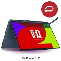 Lenovo Yoga 9i 2-in-1 Gen 11 Aura Edition 14 Intel Intel Core Ultra 7 355-processor LPE-cores tot 3,50 GHz en P-cores tot 4,70 GHz, Windows 11 Home 64, 1 TB SSD M.2 2242 PCIe Gen4 QLC -