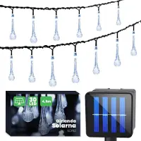 Goldlux ICE Serie - Solar LED Tuinverlichting - 4,9m - 30 Leds - IP44