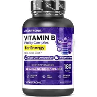 Vitastrong Vitamine B-complex – 180 Tabletten, Hoge Sterkte 180 St