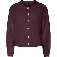 Pieces Gebreid vest 'PCIda' wijnrood