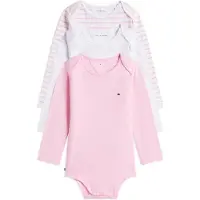 Tommy Hilfiger Geschenkbox - Body l/ä - 3er-Pack - Classic+ Pink - - 62 - Body L/Ä