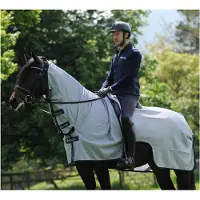 Bucas Vliegendeken Buzz Off Riding Blauw - 135/183