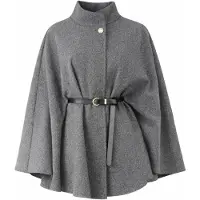 Elara Cape 'Bolero' donkergrijs / grijs gemêleerd