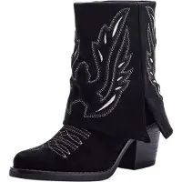 Elara Cowboylaarzen zwart / wit