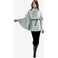 Elara Cape lichtgrijs