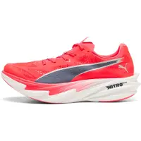 Puma Deviate NITRO Elite 4 hardloopschoenen Rood Wit AW26 Dames, Maat 38 - EUR