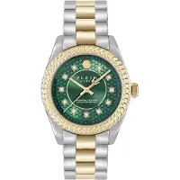 Philipp Plein Watches Analoog horloge 'Queen Supreme' goud / smaragd / zilver