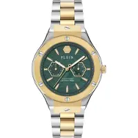 Philipp Plein Watches Analoog horloge 'Underdog' goud / groen / zilver