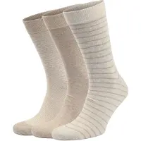 Suitable Sokken 3-Pack Print Ecru | Beige | Maat 42-46