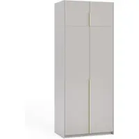 Margaret Hadas24 , Kleiderschrank APOLLONIA I, zonder spiegel, draaideurkasten, modern, kast, veel opbergruimte, 100 x 250 cm (kasjmier, gouden handgrepen)