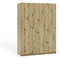 Margaret Hadas24 , Kleiderschrank APOLLONIA, zonder spiegel, draaideurkasten, modern, kast, veel opbergruimte, 150 x 204 cm (ambachtelijk, gouden handgrepen)