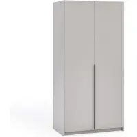 Margaret Hadas24 , garderobekast APOLLONIA, zonder spiegel, draaideurkasten, modern, kast, veel opbergruimte, 100 x 204 cm (kasjmier, zwarte handgrepen)