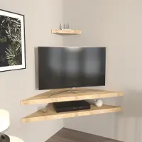 Decorotika Zwevende TV Plank 120 cm – Moderne Wandplank in Houtlook – Minimalistisch TV Meubel voor Woonkamer – 120 x 49 x 5 cm