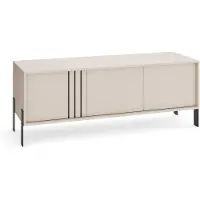 Margaret Hadas24 MargaretHadas24 TV-kast Natan met metalen poten, 150/57/40 cm, TV-dressoir, televisiemeubel, salontafel met opbergruimte, woonkamer, ambachtelijk