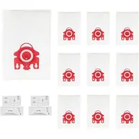 INF Miele FJM Stofzuigerzakken, AirClean 3D Stofzak Vervangingen (10+2 Pak)