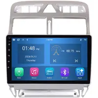 RoverOne 4G+64G Autoradio Bluetooth CarPlay Android Auto GPS Navigatie voor Peugeot 307 2001 - 2013