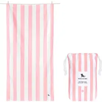 Dock & Bay Cabana - Strandlaken - Extra Large - ( 200x90cm ) - Malibu Pink