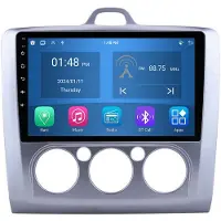 RoverOne 4G+64G Autoradio Bluetooth CarPlay Android Auto GPS Navigatie voor Ford Focus 2 Mk 2 2004 - 2011 MT