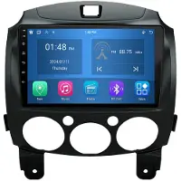 RoverOne 4G+64G Autoradio Bluetooth CarPlay Android Auto GPS Navigatie voor Mazda 2 Mazda2 DE 2007 - 2014