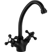 Aquanello Keukenkraan nostalgisch zwart Heritage Ascot BL-4004-HA