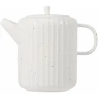 Salt & pepper Theepot Ora Gloss Black / White 540 ml