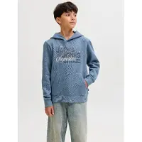Jack & jones Junior Sweatshirt saffier / donkerblauw / wit