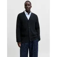 Jack & Jones Gebreid vest 'CONNOR' nachtblauw