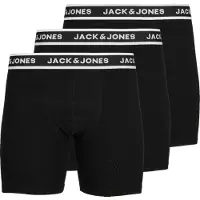 Jack & Jones Plus Size 3-pack Boxer EU3XL US1XL Zwart