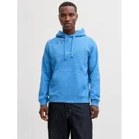 Jack & Jones Sweatshirt 'JORNorrebro' royal blue/koningsblauw / wit