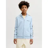 Jack & Jones Junior Sweatvest 'JORCotedazur' ecru / lichtblauw / zwart