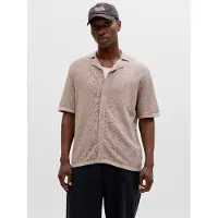 Jack & Jones Gebreid vest 'JJCHRIS' stone grey